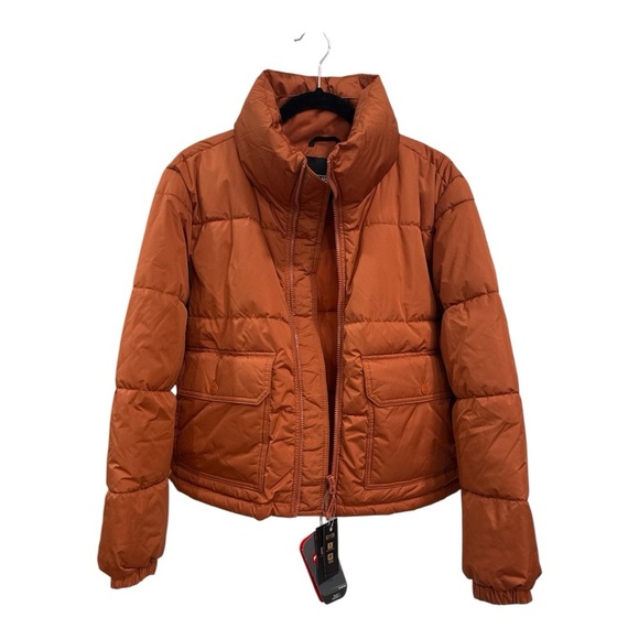 Vans Rust Orange Puffer Jacket Aubrey Primaloft Puffer Jacket size L NWT - Picture 12 of 14